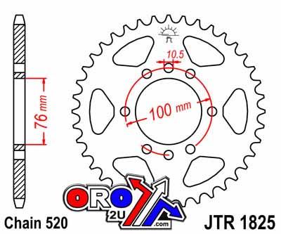 REAR SPROCKET JTR1825.45 STEEL