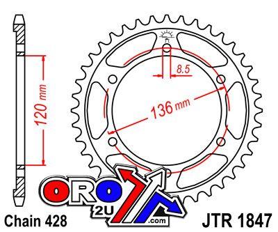 REAR SPROCKET JTR1847.51 JT