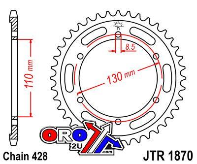 REAR SPROCKET JTR1870.46 JT