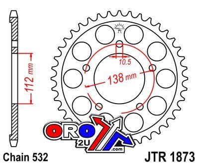 REAR SPROCKET JTR1873.48 JT