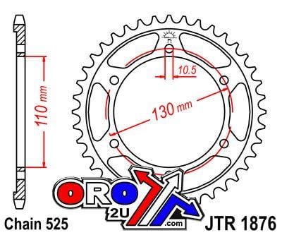 REAR SPROCKET JTR1876.46 JT