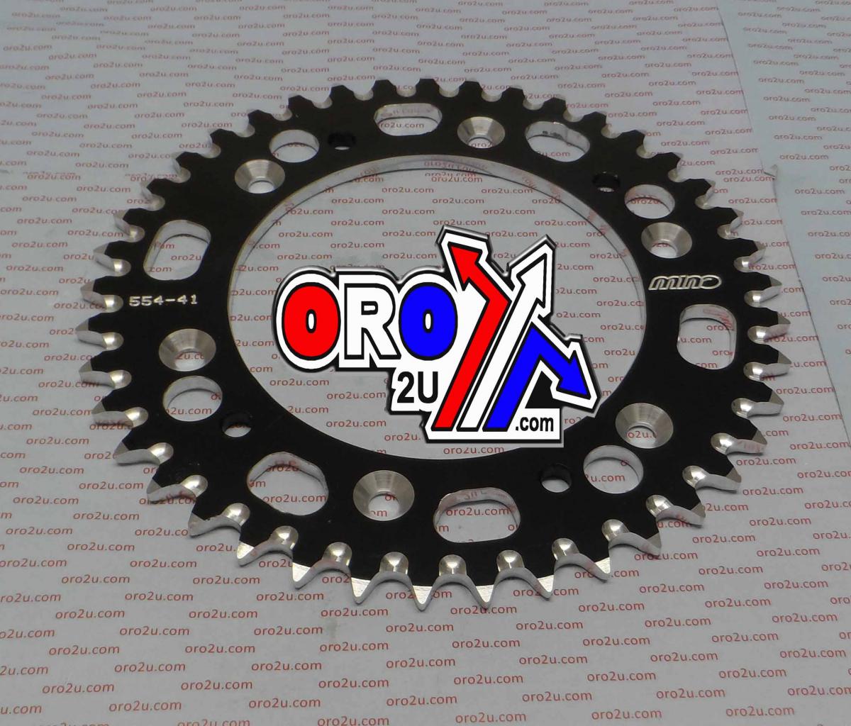 MINO REAR SPROCKET ALLOY BLACK 210, 25-554.520.41