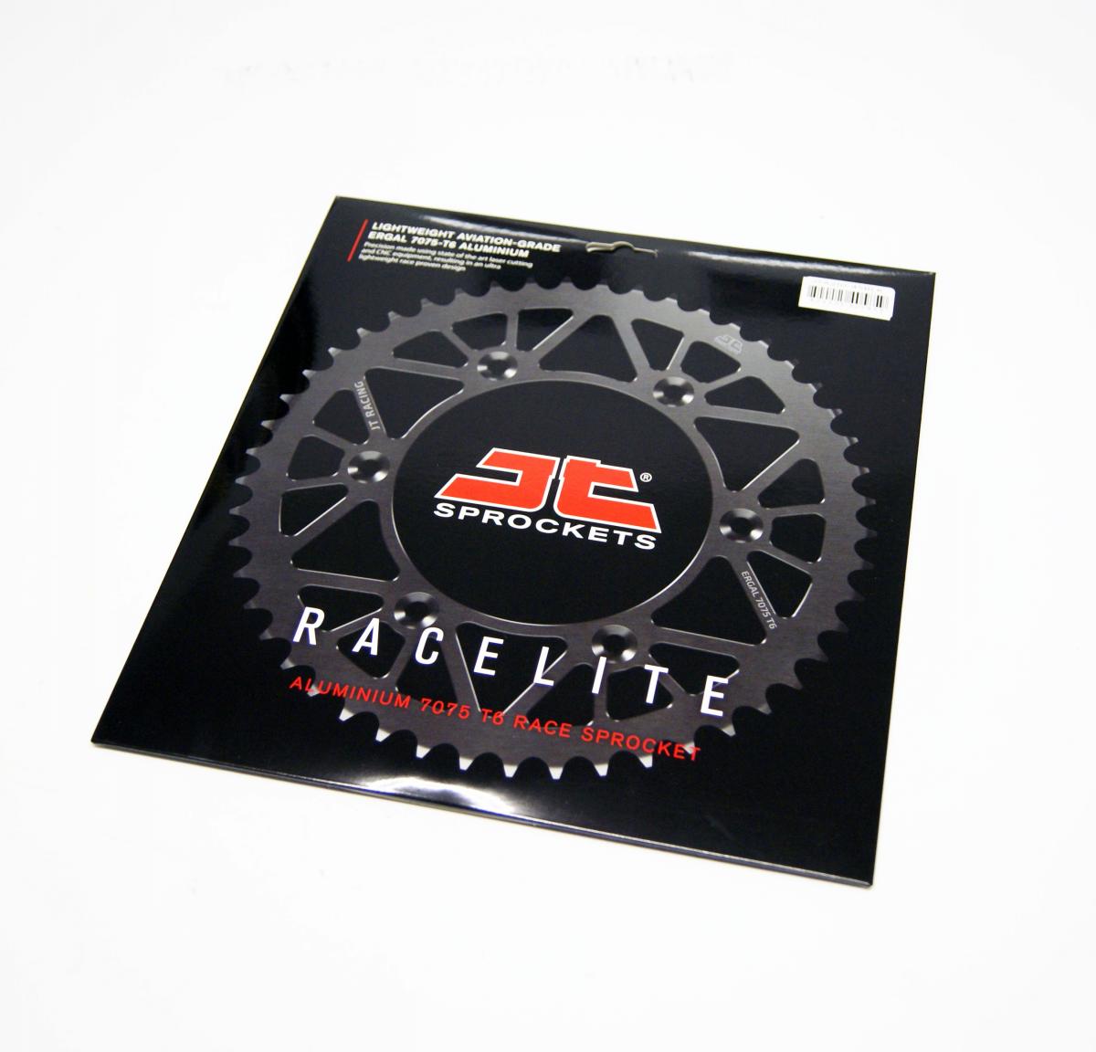 REAR SPROCKET JT RACERLITE BLACK, JT JTA210.45BLK 7075-T6 Aluminium