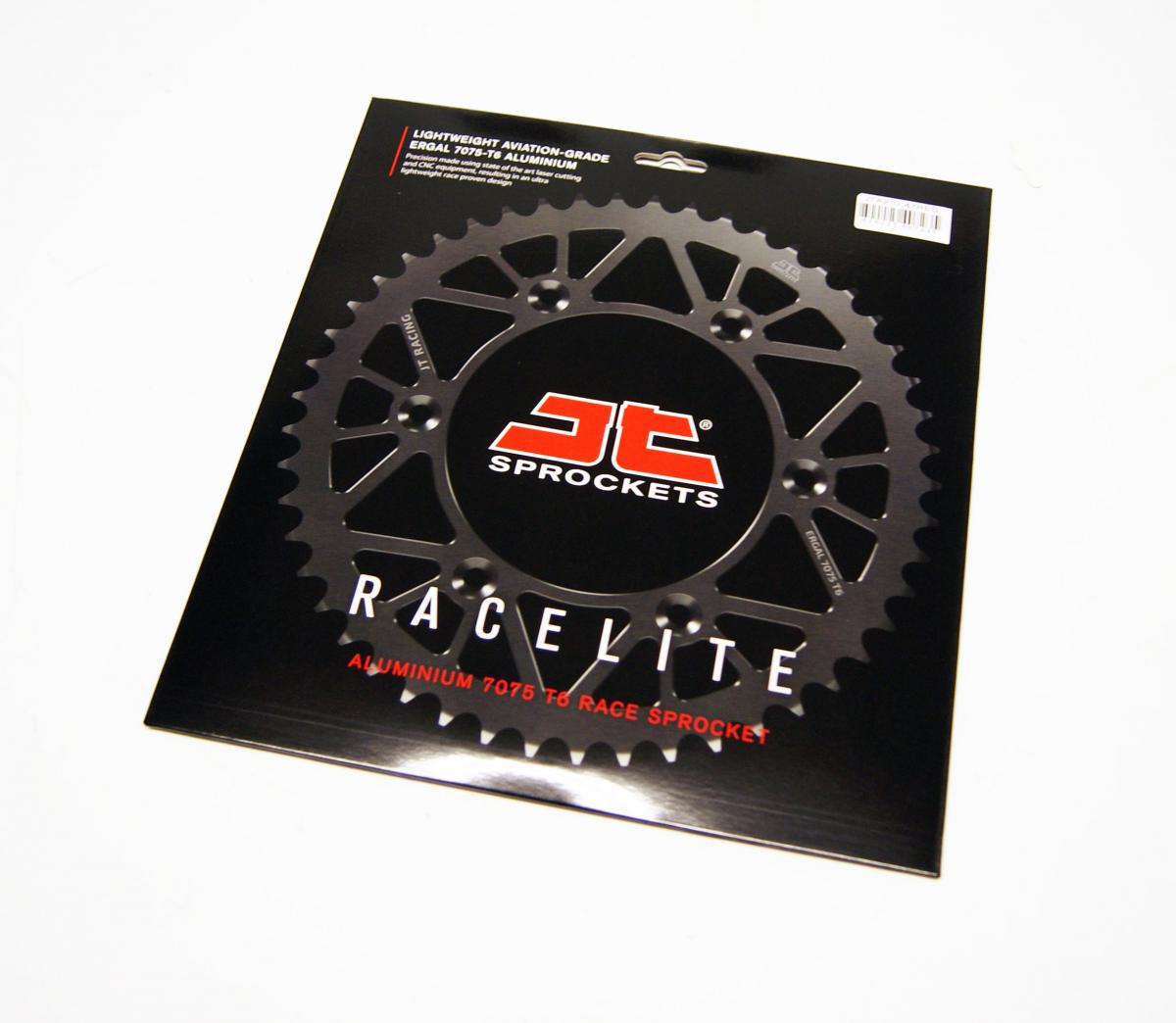 REAR SPROCKET JT RACERLITE RED, JT JTA210.47RED 7075-T6 Aluminium