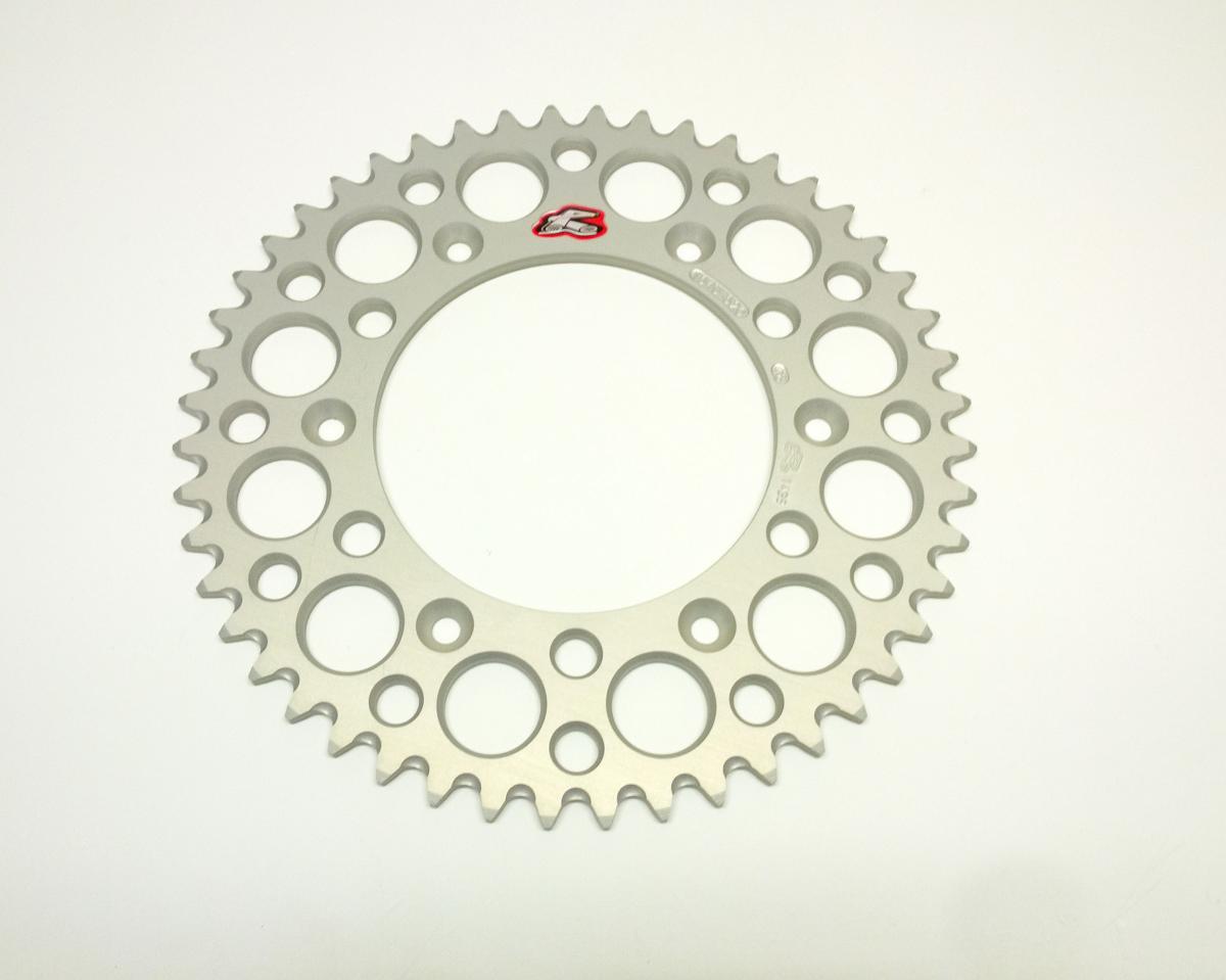 REAR SPROCKET ALLOY RENTHAL, ULTRALITE 154U-520-48GRSI SILVER, 154U-520-48GRSI