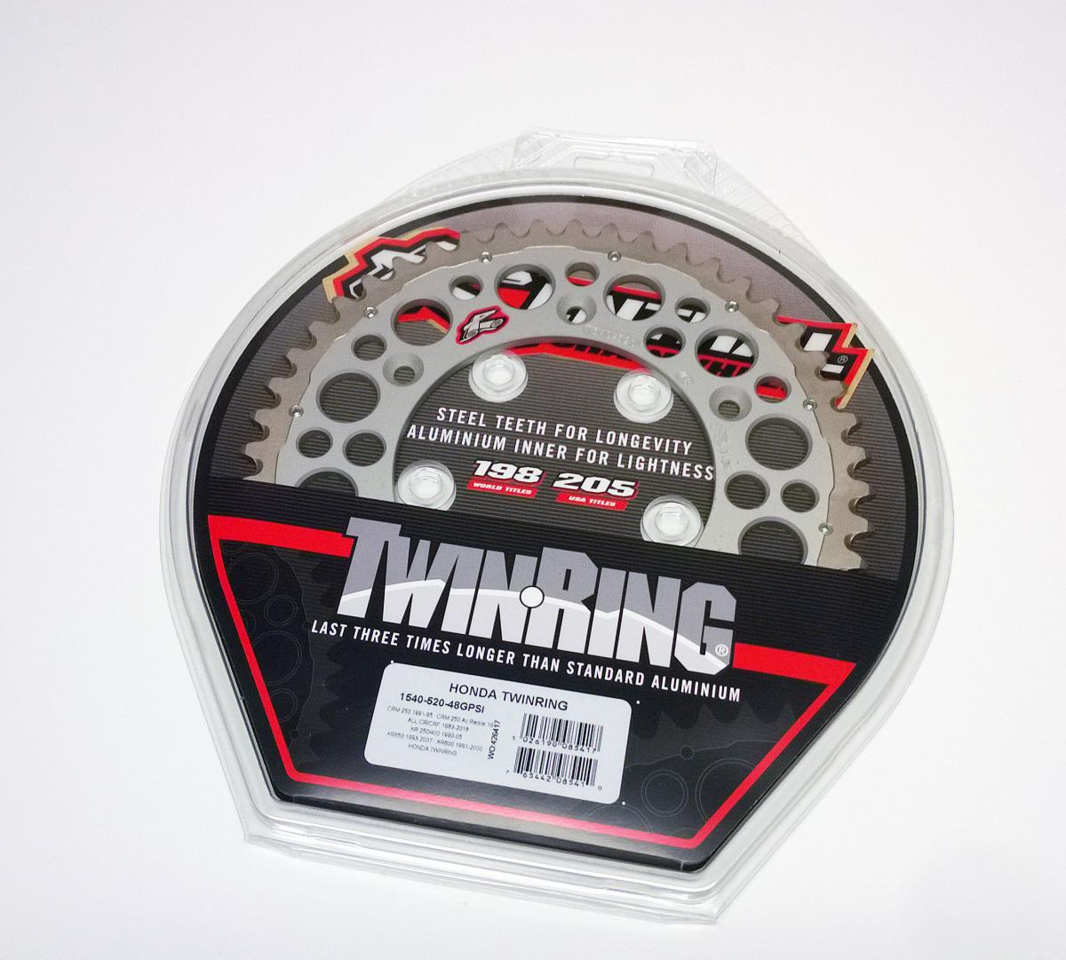 REAR SPROCKET TWINRING XR, RENTHAL 1540-520-48GPSI HONDA