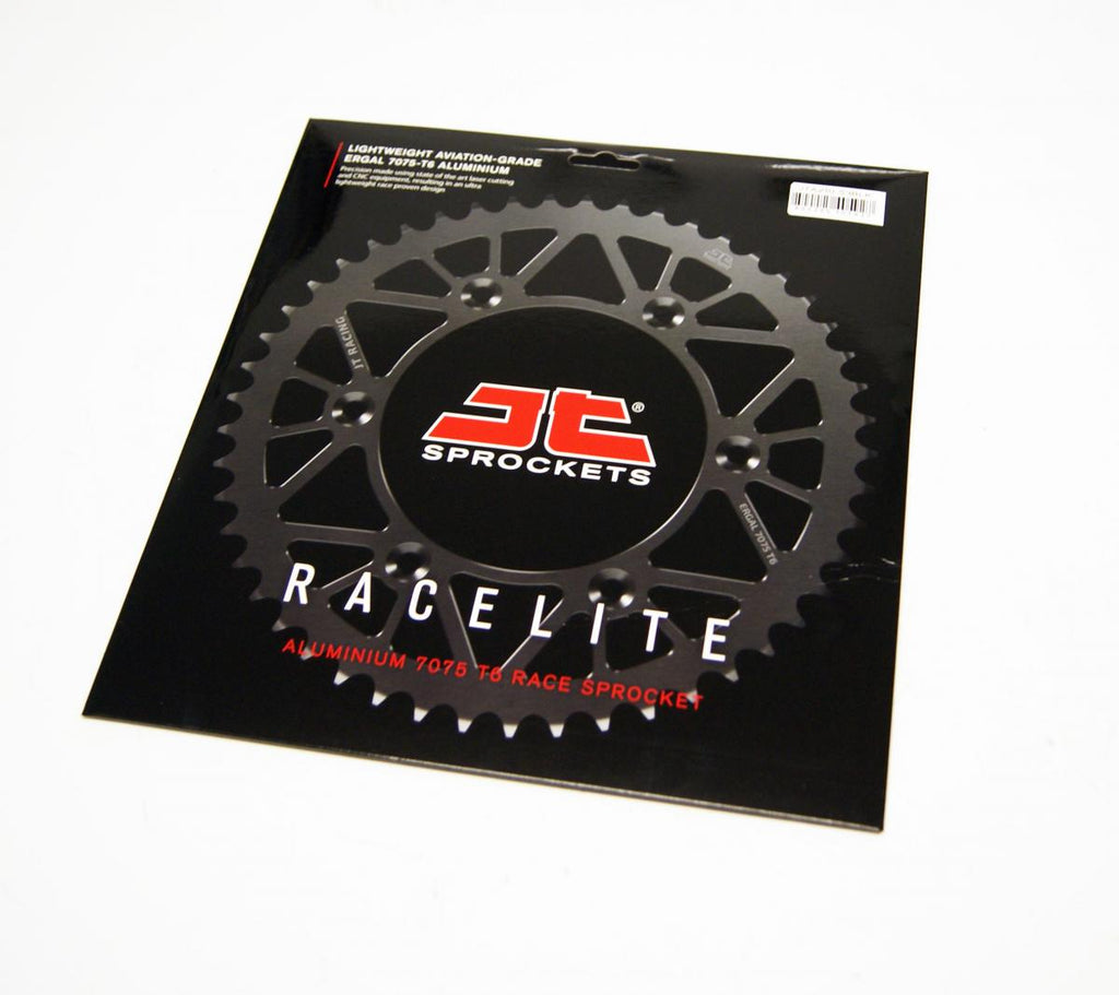 REAR SPROCKET JT RACERLITE BLACK, JT JTA210.53BLK 7075-T6 Aluminium