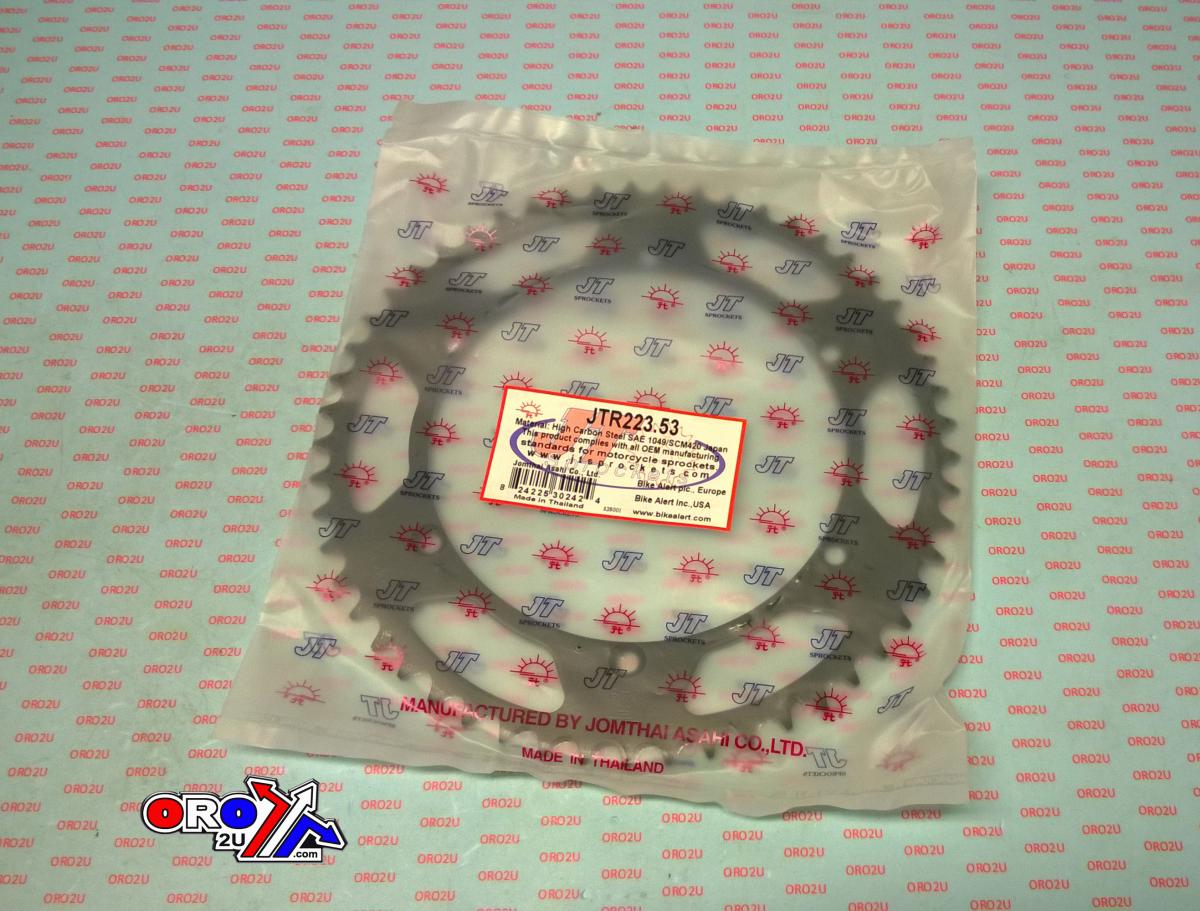 REAR SPROCKET JTR223.53 STEEL BLACK