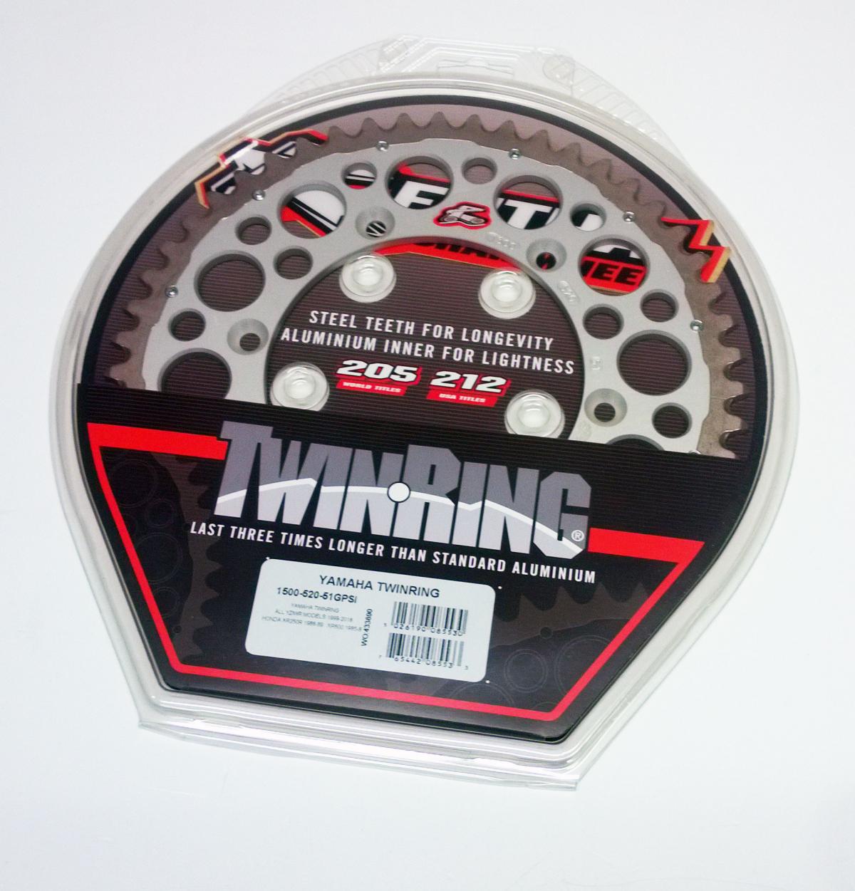 REAR SPROCKET TWINRING YAM, RENTHAL 1500-520-51GPSI JTR251