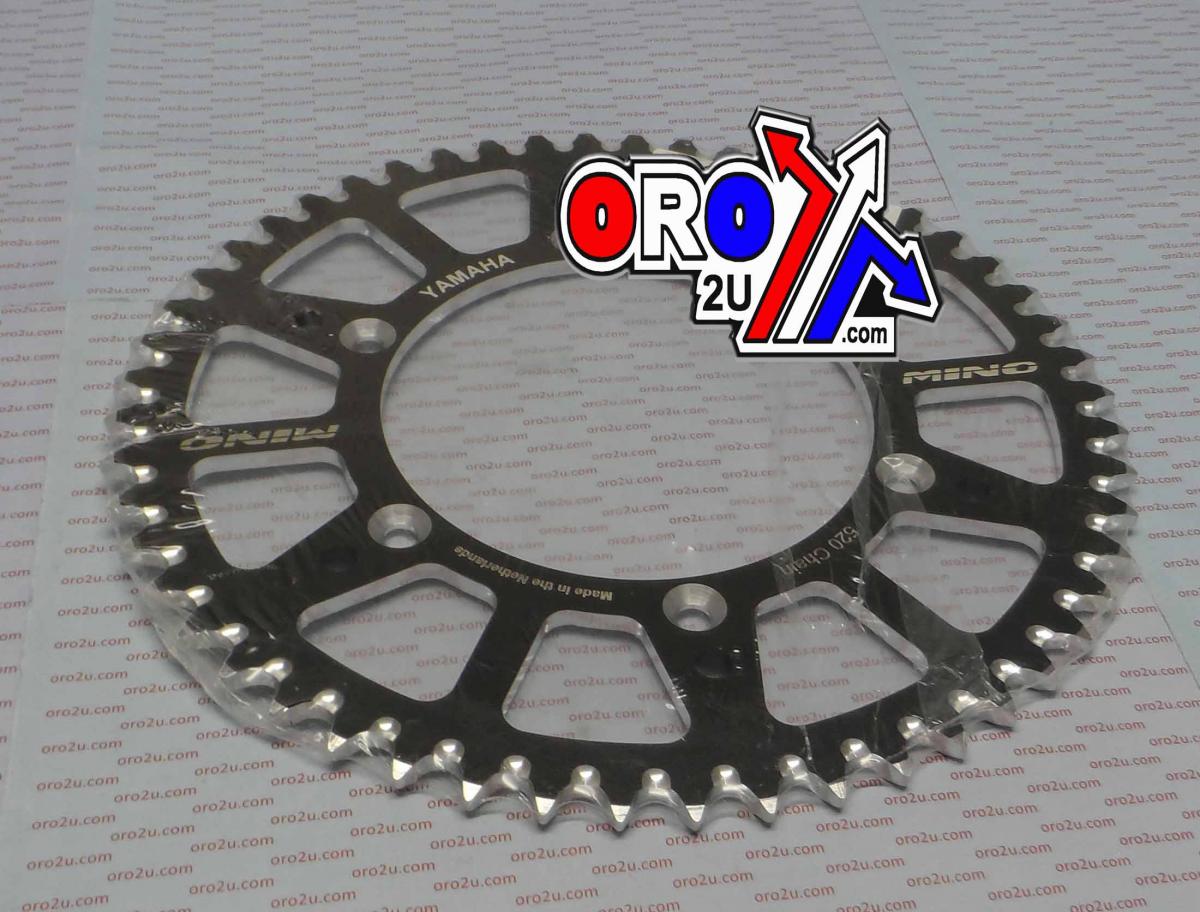 MINO REAR SPROCKET ALLOY BLACK 251, 25-850-52 BLACK