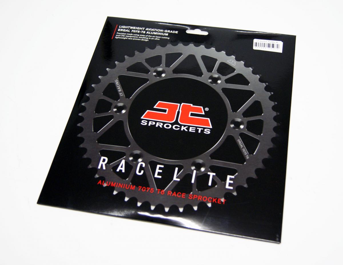 REAR SPROCKET ALLOY BLACK 251, JTA251.52BLK 7075-T6 Aluminium, SR251-52