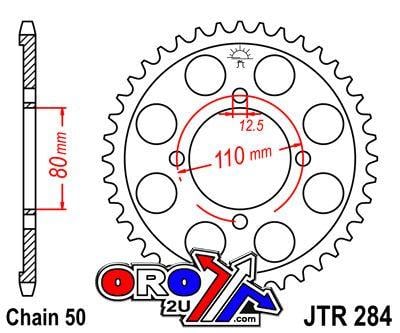 REAR SPROCKET JTR284.48 STEEL, HONDA ROAD JT