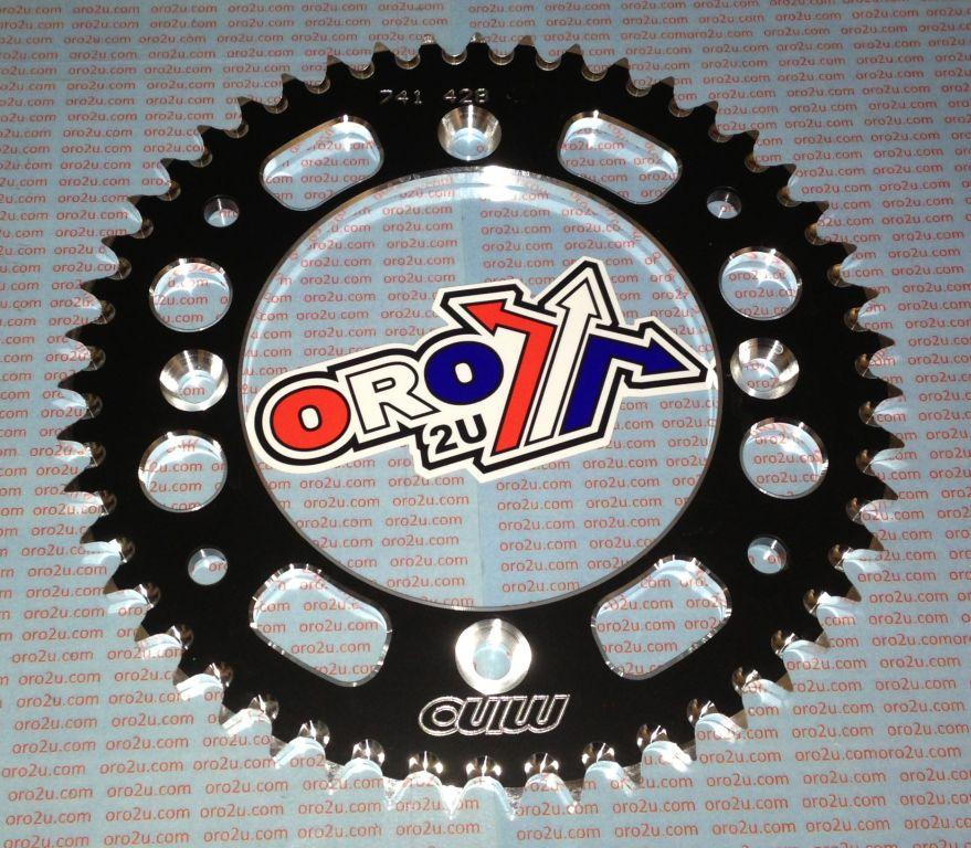 MINO REAR SPROCKET ALLOY BLACK 441, 25-741-46 KTM 85SX, 105SX, 85XC, 105XC