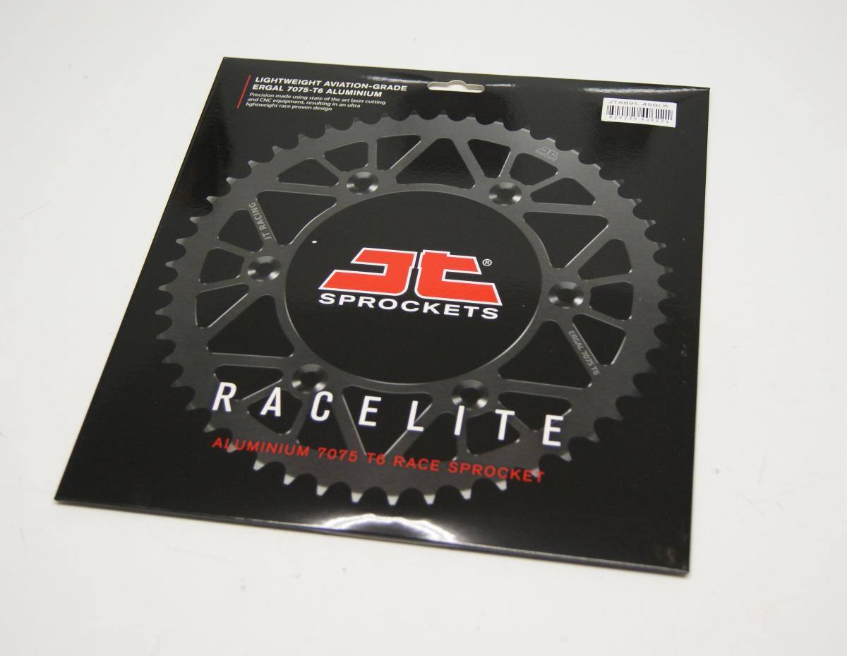 REAR SPROCKET ALLOY BLACK 441, JTA895.49BLK 7075-T6 Aluminium
