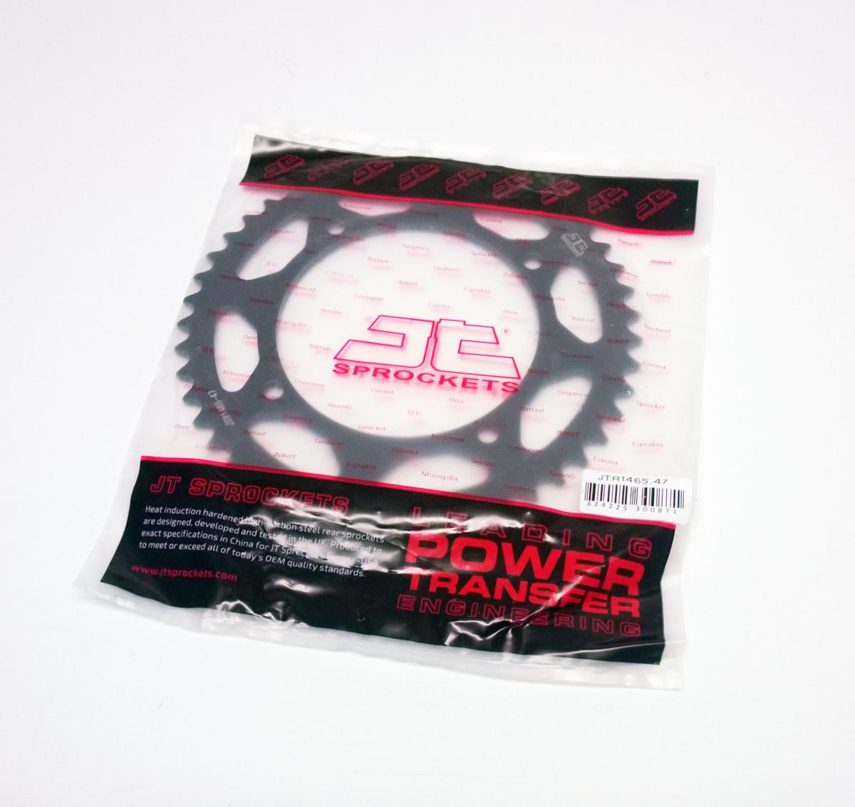 REAR SPROCKET STEEL JTR1465.47 BLACK