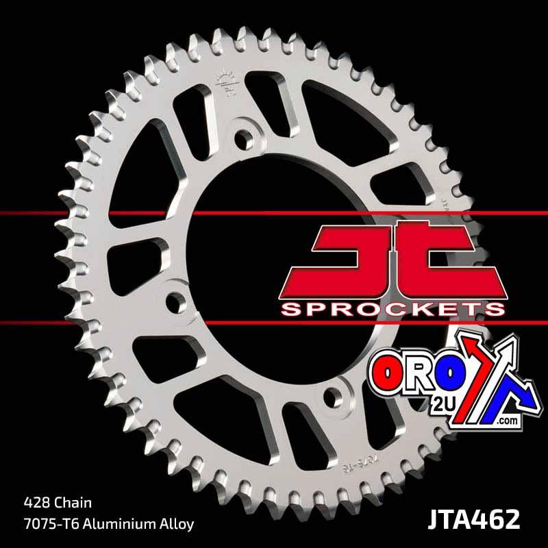 REAR SPROCKET ALLOY SILVER 462, JTA462.54 7075-T6 Aluminium, JTR456