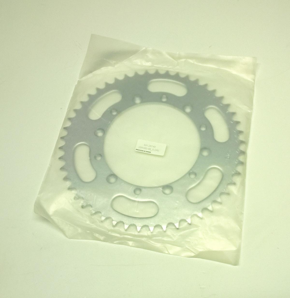REAR SPROCKET STEEL 49 [JTR460.49] 520, MX-28749 SILVER