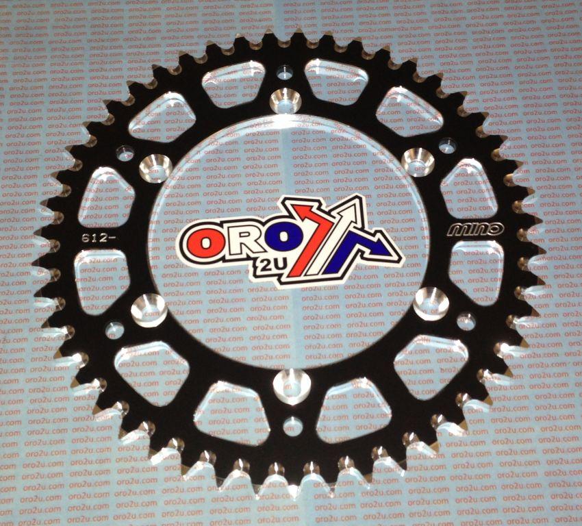 MINO REAR SPROCKET ALLOY BLACK 460, 25-612-53