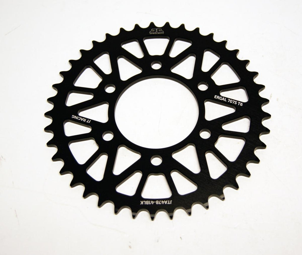 REAR SPROCKET JTA478.41BLK ALLOY, CHAIN 520 (7075-T6 Aluminium)