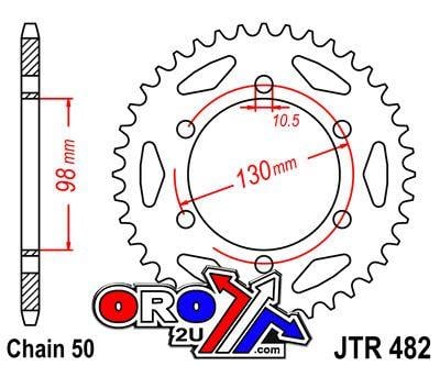 REAR SPROCKET JTR482.47 JT
