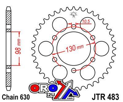 REAR SPROCKET JTR483.33 JT