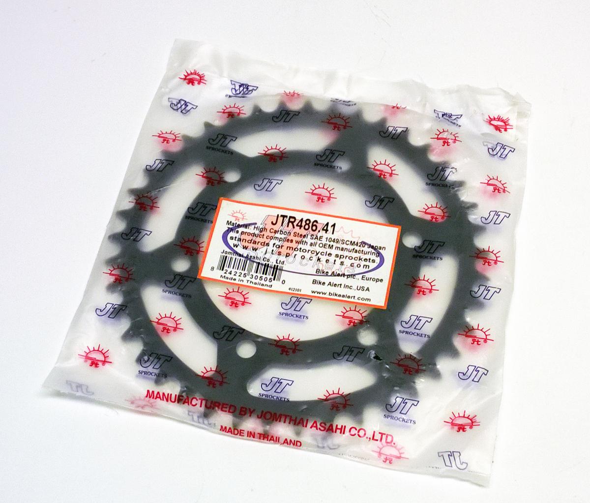 REAR SPROCKET STEEL JTR486.41, HONDA ROAD JT CHAIN 520