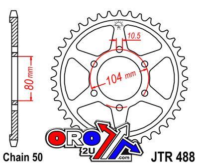 REAR SPROCKET JTR488.41 JT