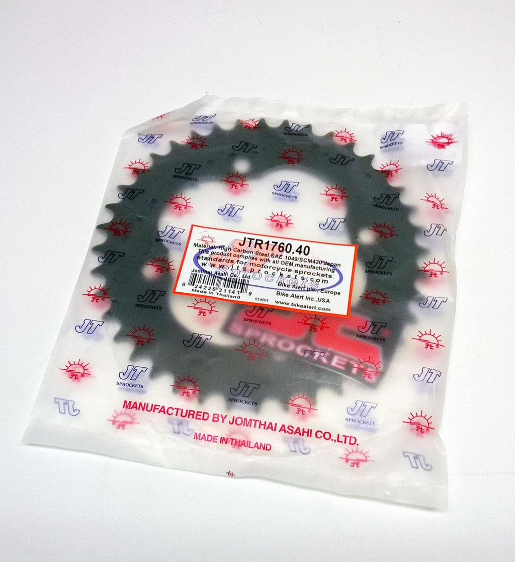 REAR SPROCKET STEEL JTR1760.40, BLACK, SR1760-40