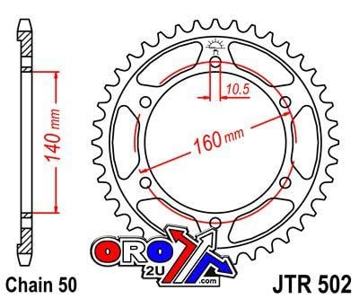 REAR SPROCKET JTR502.49 JT