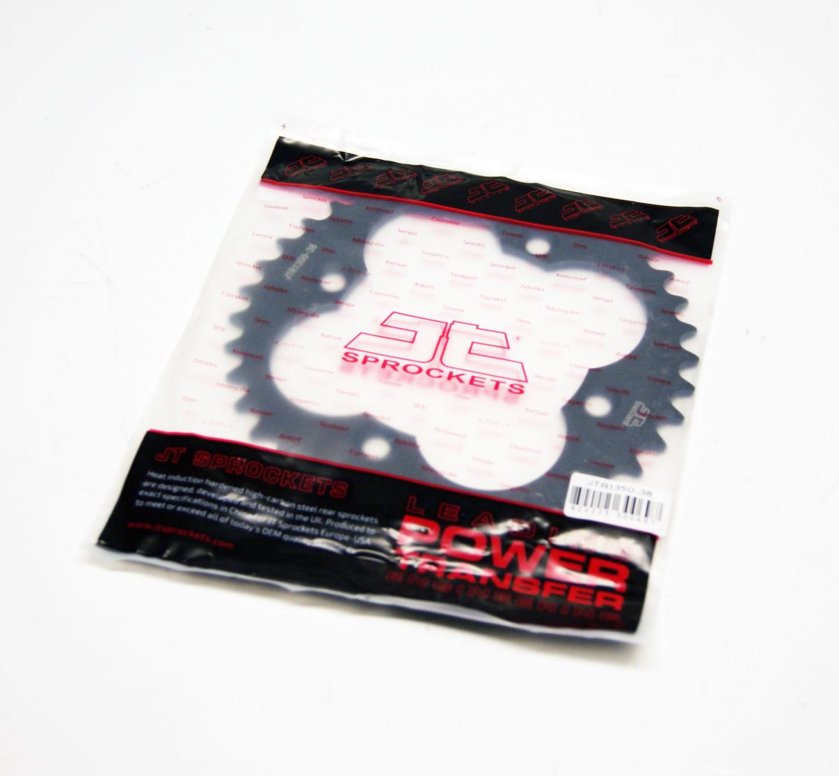REAR SPROCKET JTR1350.38 TRX BLACK SR600-38, SR1350-38