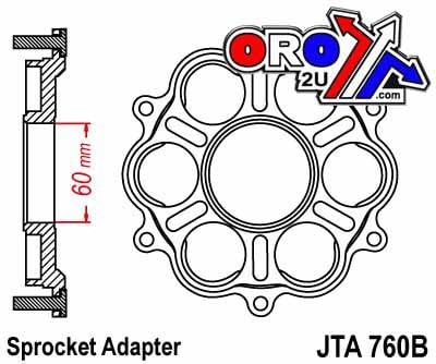 DUCATI CARRIER ALLOY JTA760B, 7075-T6 Aluminium Alloy
