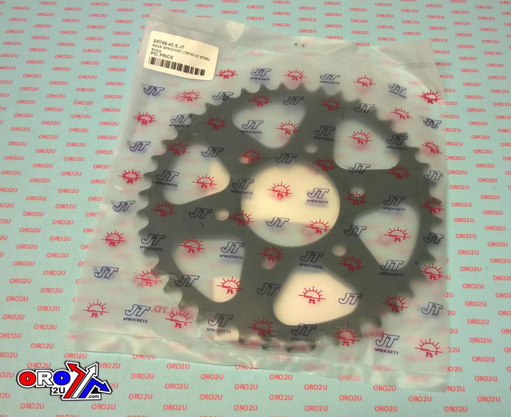 REAR SPROCKET JTR765.43 STEEL, ROAD