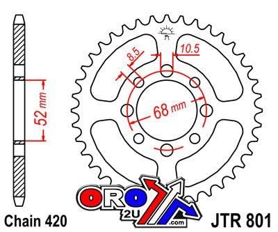 REAR SPROCKET JTR801.41 JT 420