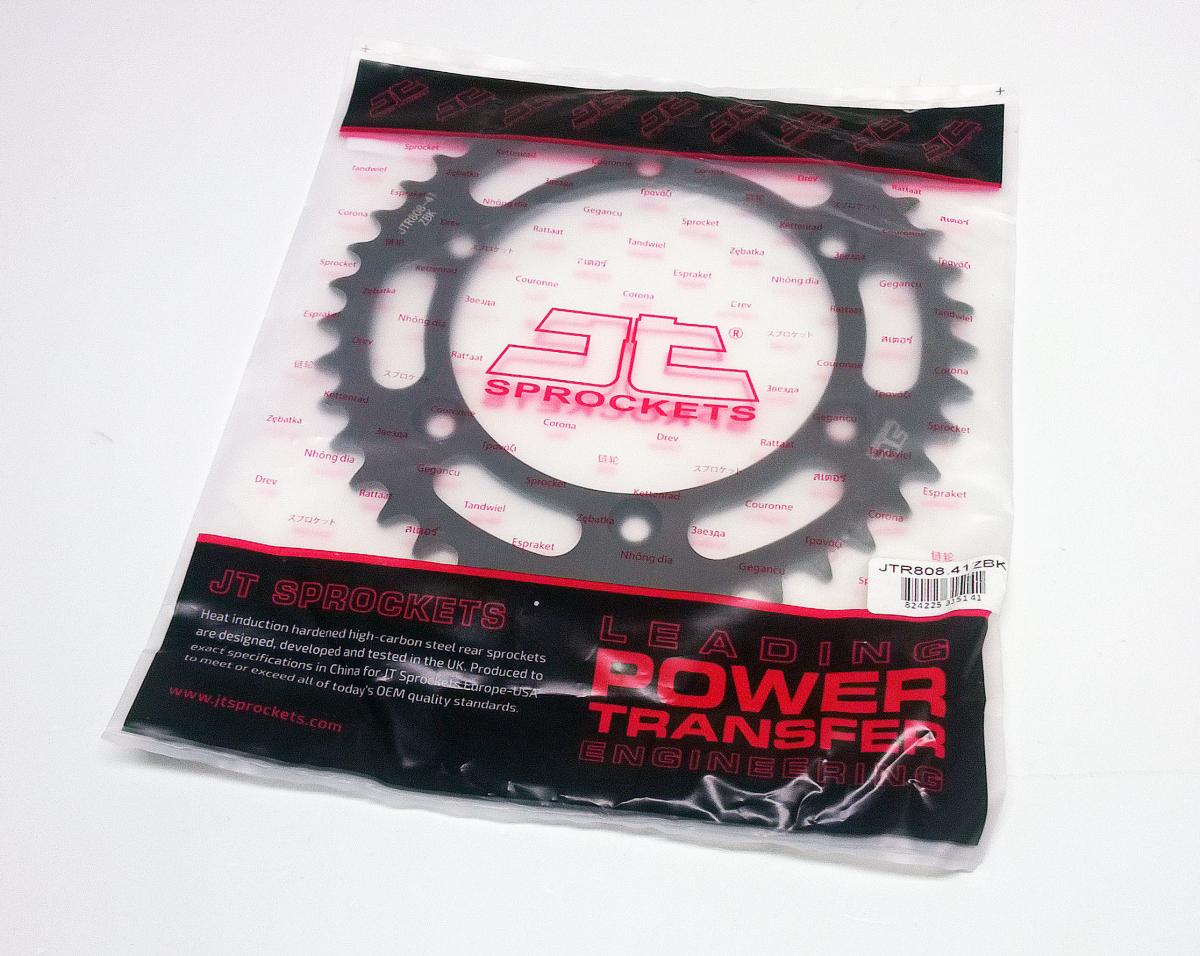 REAR SPROCKET STEEL HARD ZBK, C45 INDUCTION JTR808.41ZBK