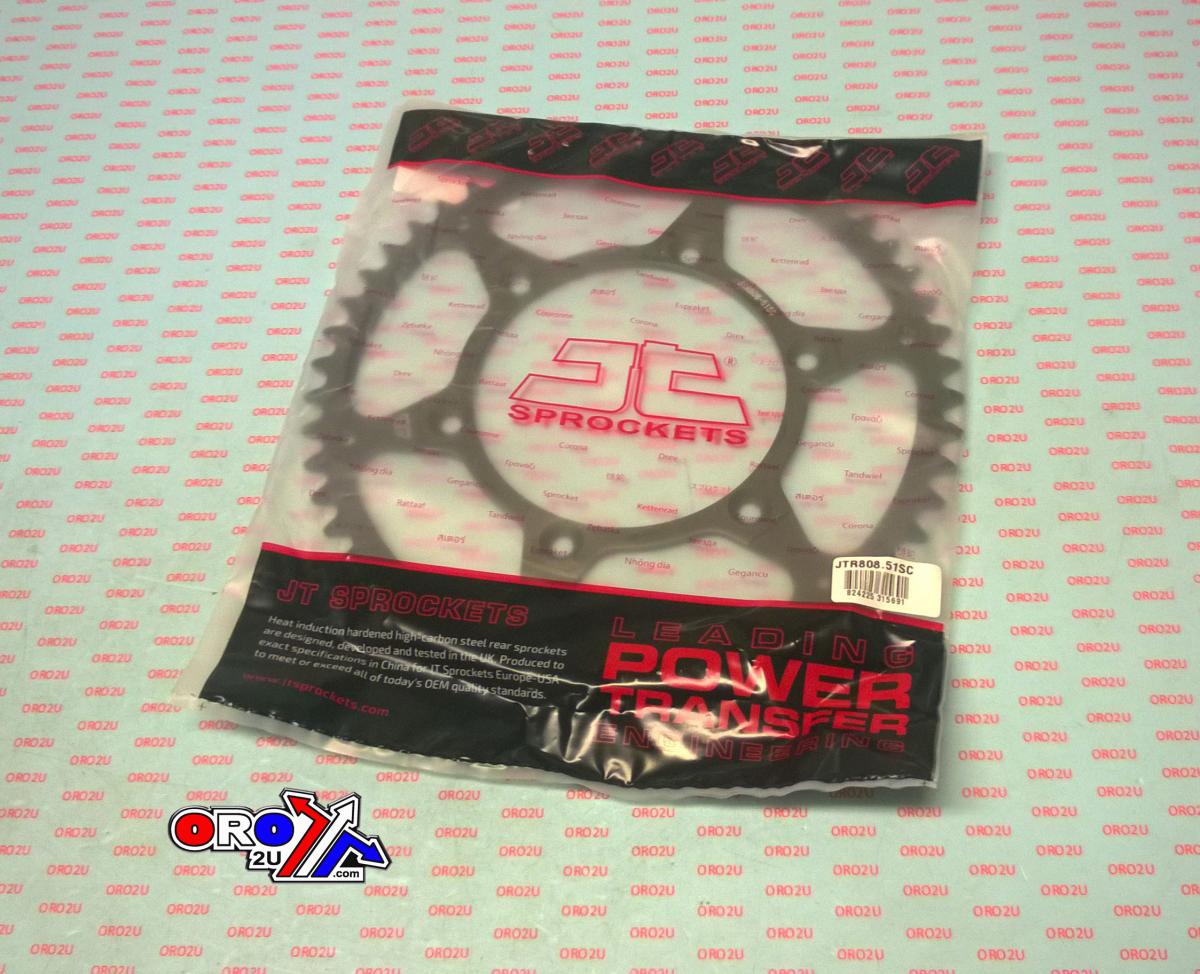 REAR SPROCKET STEEL JTR808.51SC JT, LIGHTWEIGHT SELF-CLEANING, JTR808.51SC, JTR80851SC