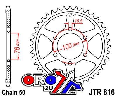 REAR SPROCKET JTR816.40 JT