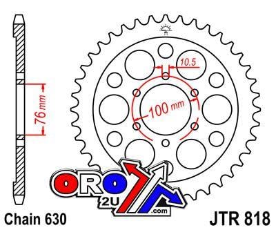 REAR SPROCKET JTR818.41 STEEL
