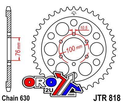 REAR SPROCKET JTR818.42 STEEL