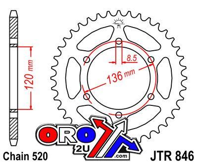 REAR SPROCKET JTR846.39 JT