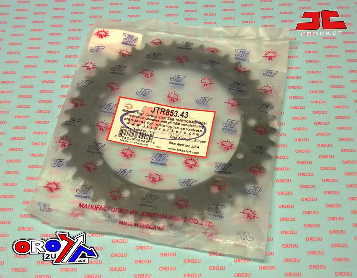 REAR SPROCKET STEEL JTR853.43 Black