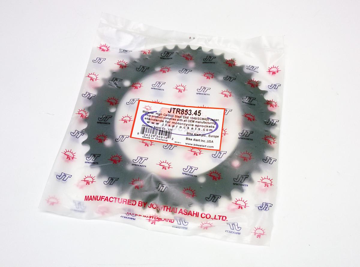 REAR SPROCKET STEEL JTR853.45 BLACK