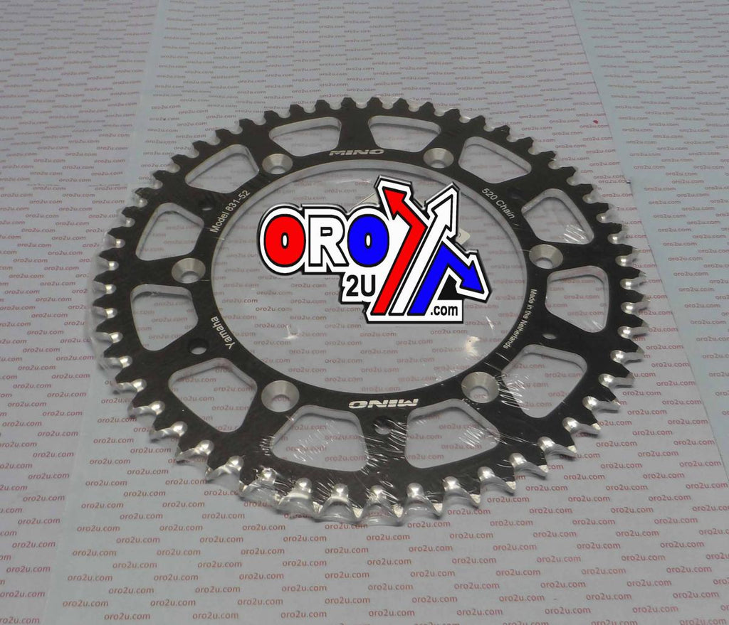 MINO REAR SPROCKET ALLOY BLACK 853, 25-831-520-52
