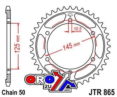 REAR SPROCKET JTR865.43 JT