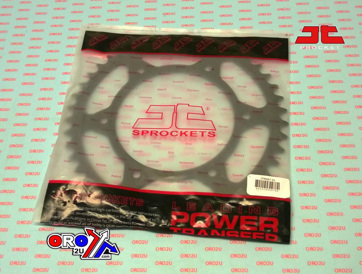 REAR SPROCKET STEEL HARD ZBK, JTR897.45ZBK, SR897-45