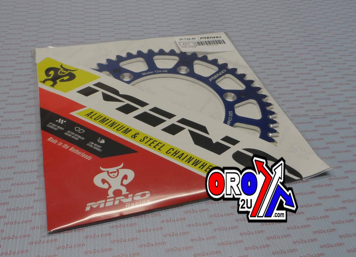 MINO REAR SPROCKET ALLOY BLUE 897, 25-724-520-48