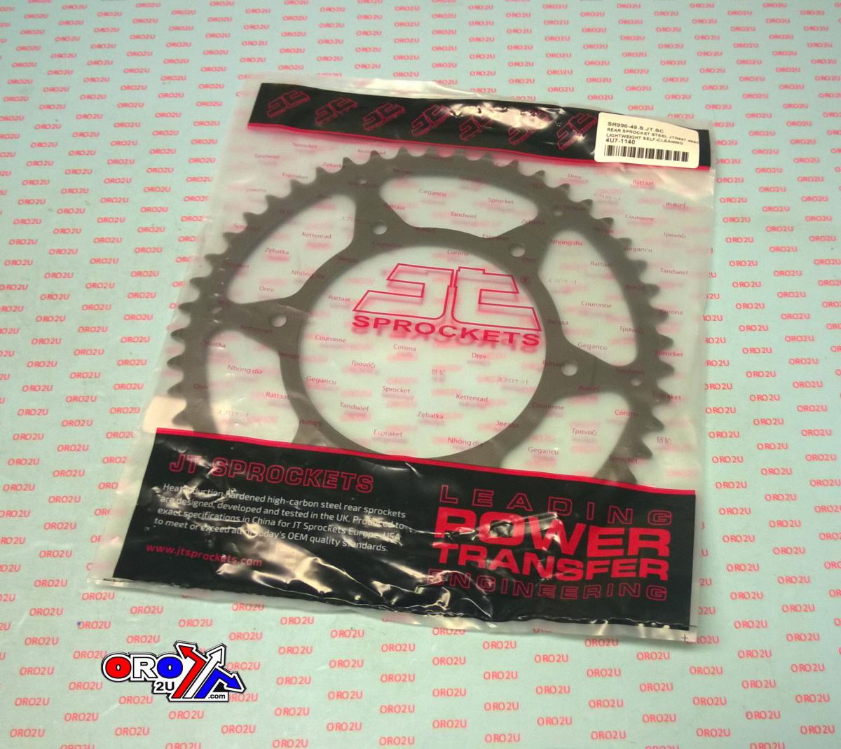 REAR SPROCKET STEEL JTR897.49SC JT, LIGHTWEIGHT SELF-CLEANING, JTR897.49 SR897-49