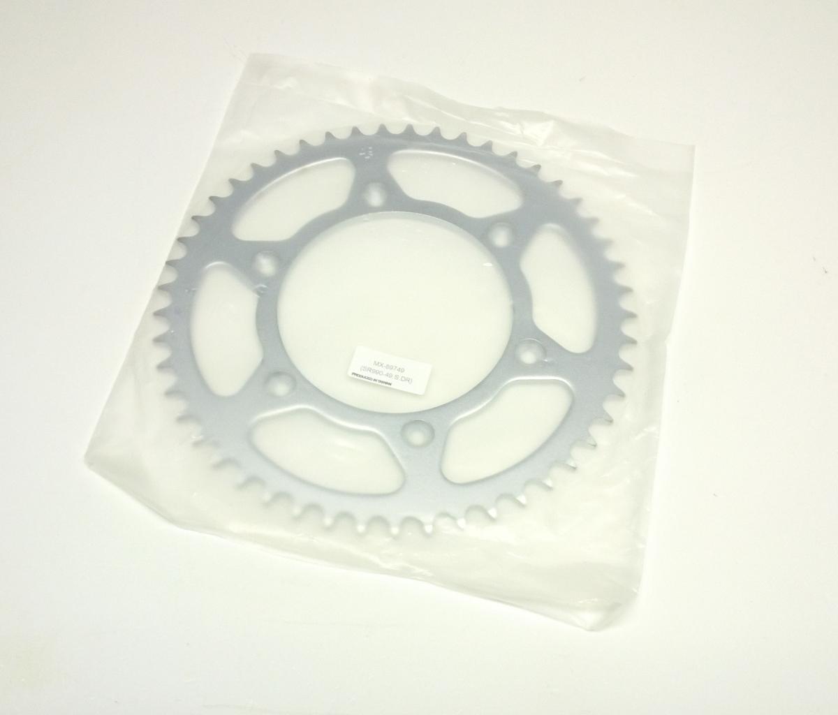 REAR SPROCKET STEEL 49 [JTR897.49] 520, SILVER