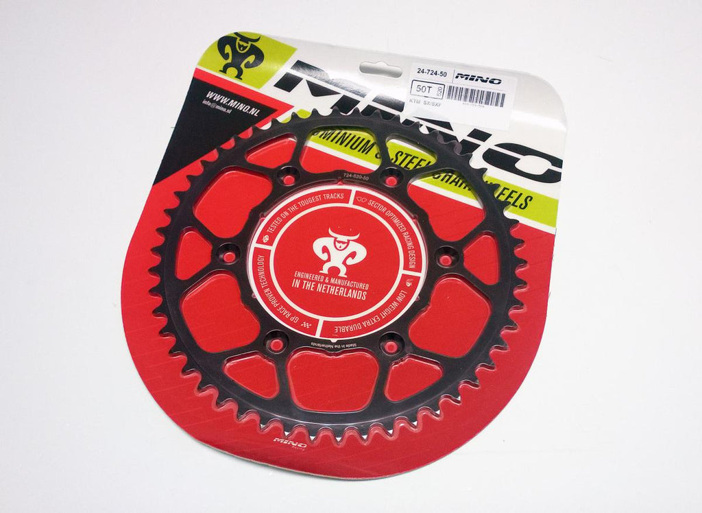 MINO REAR SPROCKET STEEL HARD LIGHT, 24-724-520-50 BLACK JTR897 520