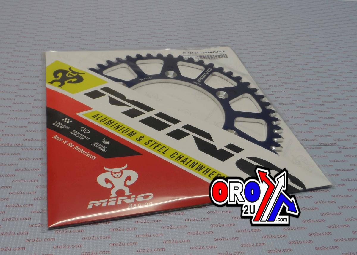 MINO REAR SPROCKET ALLOY BLUE, 25-724-520-51 897