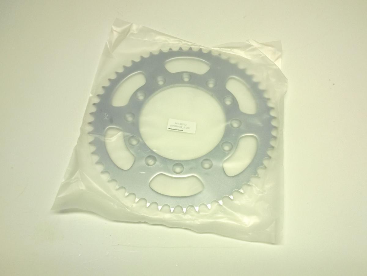 REAR SPROCKET STEEL 52 [JTR897.52] 520, SILVER